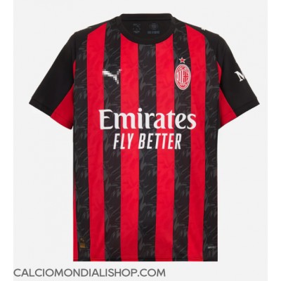 Maglie da calcio AC Milan Christopher Nkunku #18 Prima Maglia 2025-26 Manica Corta Maglie da calcio AC Milan Christopher Nkunku #18 Prima Maglia 2025-26 Manica Corta